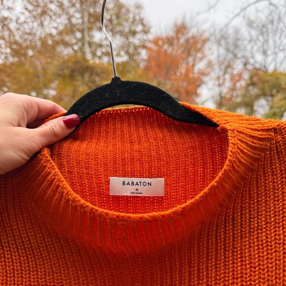 Aritzia Babaton Hazlitt Wool Sweater Vest in Burnt Orange - Picture 10 of 10